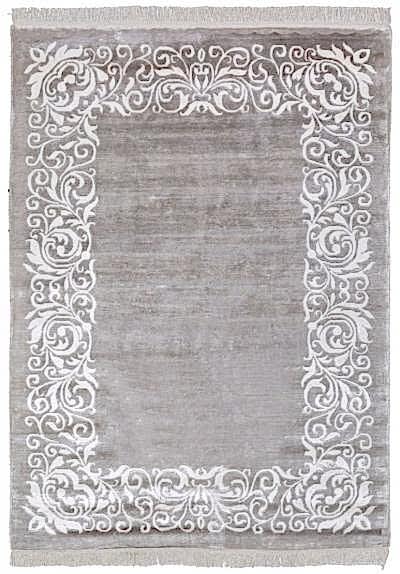 BANANA BAMBU GRİ EL DOKUMA HALI-02