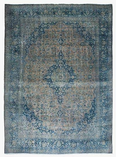 İRAN EL DOKUMA HALI LACİVERT 299x410