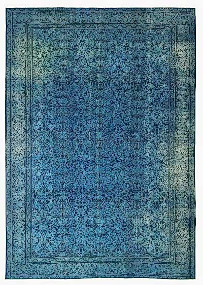 KAYSERİ EL DOKUMA HALI MAVİ 198x281