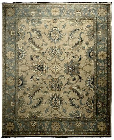 ANTİK UŞAK BEJ EL DOKUMA HALI 243x294