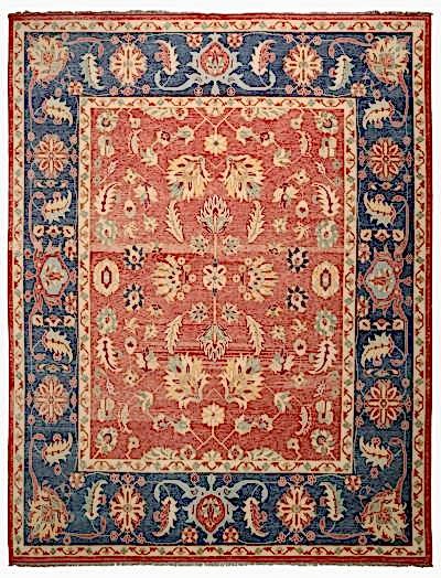 ANTİK UŞAK KIRMIZI EL DOKUMA HALI 301x387 