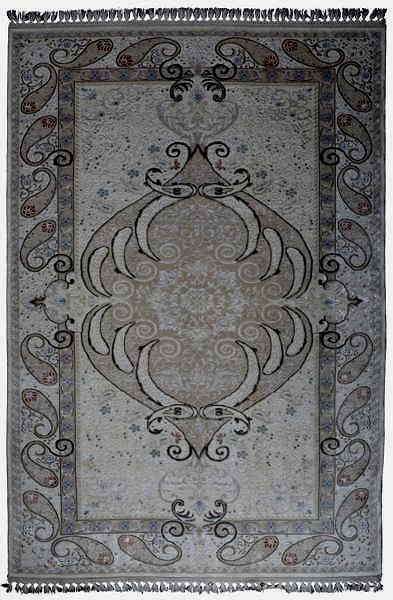 AŞİYAN EL DOKUMA HALI MAVİ 202x209