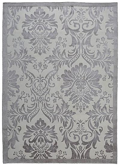 AVANGARDE EL DOKUMA HALI BEYAZ-GÜMÜŞ