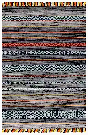 İSKANDİNAV KİLİM TRB-02 KOYU GRİ 