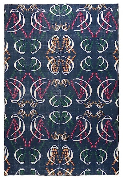 MANİSA EL DOKUMA HALI LACİVERT 196x294