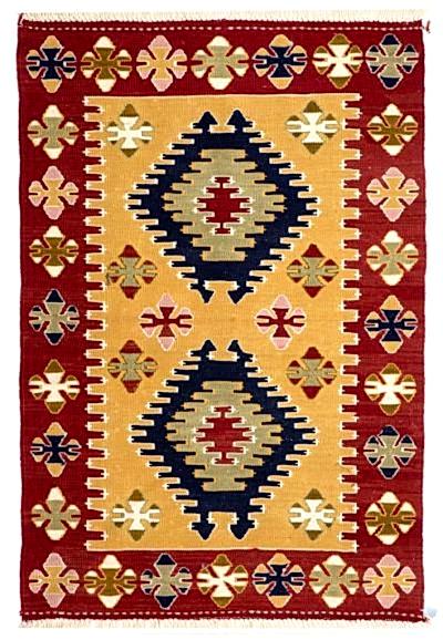 SARIGÖL EL DOKUMA KİLİM MULTİ 79x122