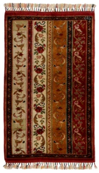 ZARA EL DOKUMA HALI KIRMIZI 75x120