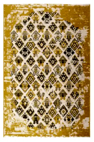 MORETTİ SİDE ÇİFT TARAFLI HALI 015-G YEŞİL-SARI