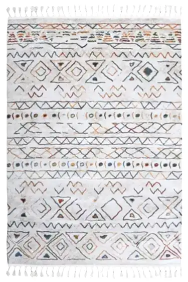 Zeugma Etnik Desenli Renkli Dokuma Halı 9535-A