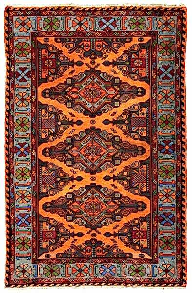 SUMAK EL DOKUMA KİLİM KIRMIZI 197x285