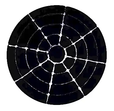 RABBİT KÜRK 012 SİYAH-SILVER YUVARLAK