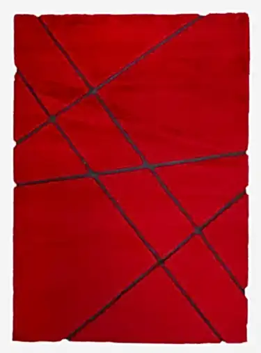 RABBİT KÜRK 015 KIRMIZI-SİYAH