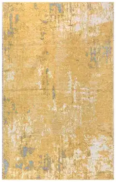 MORETTİ SİDE ÇİFT TARAFLI HALI 10407-F SARI-GRİ